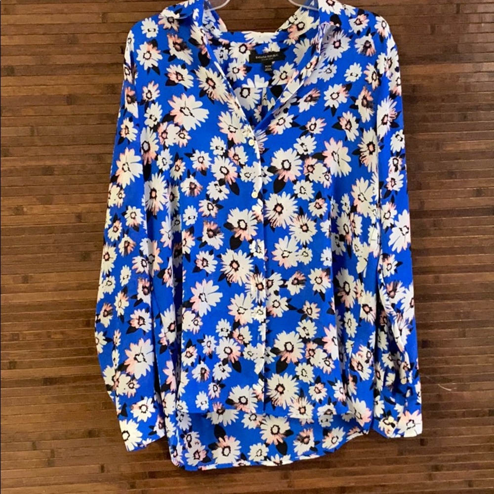 Banana Republic Floral Blouse
